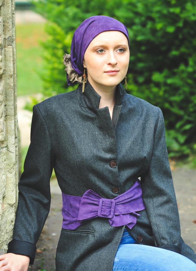 cecile-kree-designer-scarflett-ceinture-cuir-violet